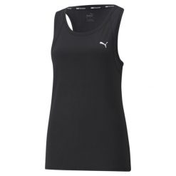 Damski tank top Puma Train Favorite Tank. Czarne topy damskie Puma, s, bez wzorów, sportowe, bez kołnierzyka, bez ramiączek. W wyprzedaży za 111.80 zł.