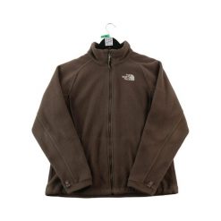 Second life - Kurtka polarowa damska Outdoor - Stan bardzo dobry. Brązowe kurtki sportowe damskie The North Face, l, bez wzorów, z materiału, bez ramiączek, bez kaptura, outdoorowe. Za 190.96 zł.