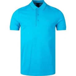 Koszulka Polo męska BOSS Paule 4 Turquoise/Aqua bawełniana slim fit turkusowa. Niebieskie koszulki sportowe męskie Boss, m, bez wzorów, z bawełny, bez ramiączek. Za 309.00 zł.