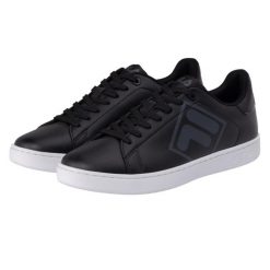 Męskie Buty Sportowe Z Logo Courtbay. Czarne buty sportowe męskie Fila, bez wzorów, bez zapięcia. Za 295.99 zł.
