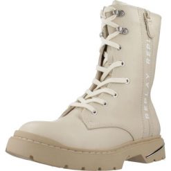 Buty REPLAY JL170034S Beżowy. Brązowe buty zimowe męskie Replay, z syntetyku, bez zapięcia. Za 305.99 zł.