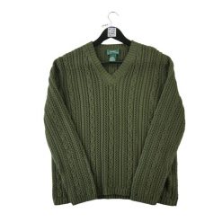 Second life - Sweter damski Lauren Ralph Lauren - Jak nowy. Zielone swetry nierozpinane damskie Ralph Lauren, l, bez wzorów, z materiału, casualowe, bez kołnierzyka, bez ramiączek. Za 127.76 zł.