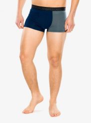 Bokserki termoaktywne męskie Ortovox 150 Essential Trunks. Niebieskie bokserki męskie ORTOVOX, bez wzorów, z lycry. Za 173.69 zł.