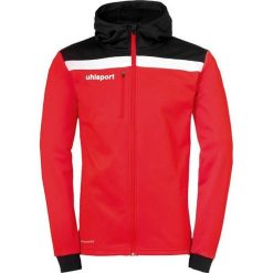 Kurtka Uhlsport Offense 23. Niebieskie kurtki męskie Uhlsport, bez wzorów, z polaru, sportowe, z kapturem. W wyprzedaży za 229.00 zł.