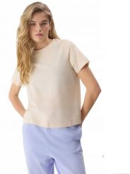 KOSZULKA DAMSKA SPORTOWA 4FWSS24TTSHF1360-12S. Koszulki sportowe damskie 4F, s, bez wzorów, bez ramiączek. Za 31.00 zł.