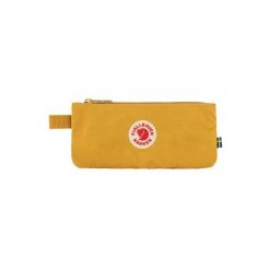 Piórnik Fjallraven Kanken Pen Case - ochre. Żółte buty zimowe męskie Fjällräven, bez wzorów, bez obcasa, bez zapięcia. Za 94.99 zł.