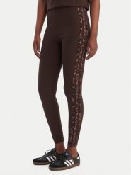 Adidas Legginsy Seasonal Essentials Leopard Print KA2793 Brązowy Slim Fit. Brązowe legginsy damskie Adidas, bez wzorów, z bawełny. Za 149.99 zł.