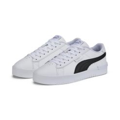 Damskie sneakersy Jada Renew PUMA White Black Silver Gray. Białe obuwie sportowe damskie Puma, bez wzorów, bez zapięcia, tenisowe. Za 112.20 zł.