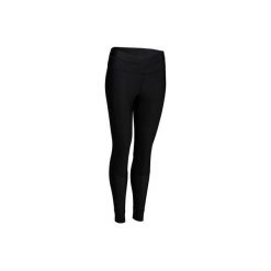 Legginsy fitness kardio 520 damskie. Czerwone legginsy damskie DOMYOS, bez wzorów, z elastanu. W wyprzedaży za 49.99 zł.