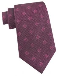 Krawat Męski - Angelo di Monti - Malinowe Bordo w Grochy. Czerwone krawaty i muchy Angelo di Monti, bez wzorów, z tkaniny, eleganckie. Za 45.00 zł.