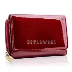 Portfel skórzany BETLEWSKI czerwony ZBPD-BS-930. Czerwone portfele damskie Betlewski, ze skóry. Za 159.00 zł.
