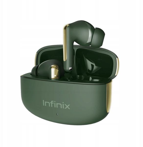 Słuchawki dokanałowe Infinix Xbuds NC-XE28 zielone. Zielone słuchawki dokanałowe Infinix. Za 108.81 zł.