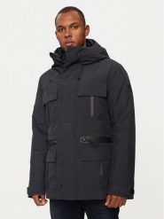 Save The Duck Parka C31972M EPIK19 Czarny Regular Fit. Czarne parki męskie Save the duck, m, bez wzorów, z syntetyku, bez kołnierzyka, bez kaptura. Za 2,199.00 zł.