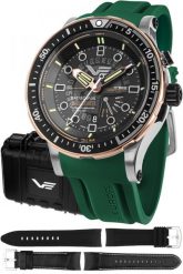 Zegarek Vostok Europe Zegarek męski Vostok Europe PX84-511E769SG zielony. Zielone zegarki męskie Vostok Europe, bez wzorów. Za 3,630.00 zł.