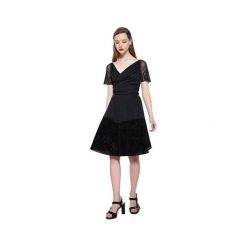 Desigual Sukienka damska Vest Betty 17WWVK68 2000 (rozmiar XS). Czarne spódnice damskie Desigual, xs, bez wzorów, eleganckie, bez kołnierzyka, bez ramiączek. W wyprzedaży za 309.00 zł.