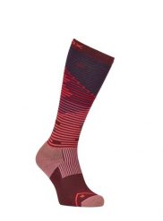 Skarpety trekkingowe damskie Ortovox All Mountain Long Socks. Czerwone skarpetki damskie ORTOVOX, bez wzorów, z materiału. Za 197.99 zł.