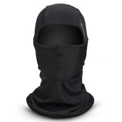 Czapka kominiarka pełna anty-UV oddychająca. Czarne czapki damskie ROCKBROS, na lato, bez wzorów, z materiału. Za 74.00 zł.