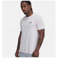 T-Shirt Męski Under Armour Koszulka Męska Sportowa Szybkoschnąca. Białe koszulki sportowe męskie Under Armour, m, bez wzorów, bez ramiączek, do biegania. Za 199.99 zł.