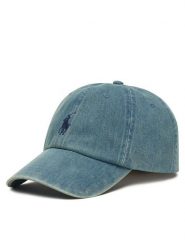 Polo Ralph Lauren Czapka z daszkiem 710A13284001 Niebieski. Niebieskie czapki damskie Polo Ralph Lauren, bez wzorów, z bawełny. Za 328.99 zł.