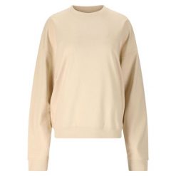 Bluza damska Athlecia Crecy. Białe bluzy damskie Athlecia, bez wzorów, z materiału, casualowe, bez ramiączek, bez kaptura. Za 197.50 zł.