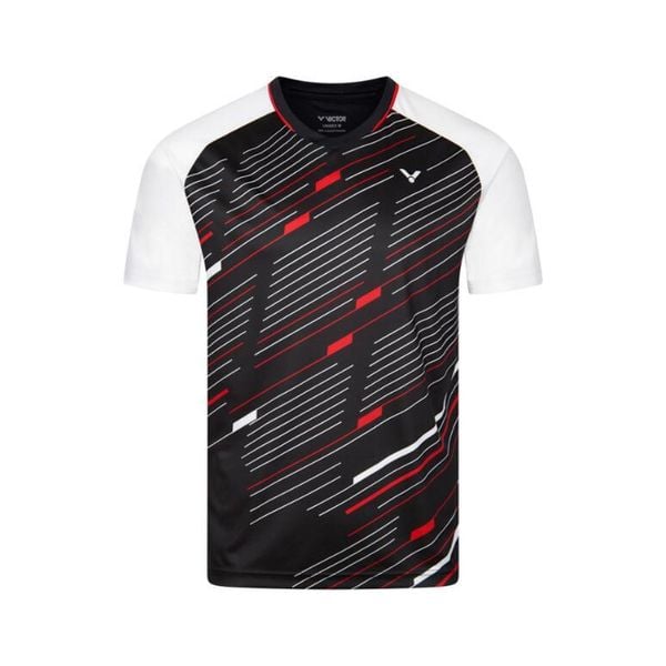 Koszulka sportowa unisex VICTOR T-43101 C r. XXL. Czarne koszulki sportowe damskie Victor, xl, bez wzorów, bez ramiączek. Za 129.99 zł.