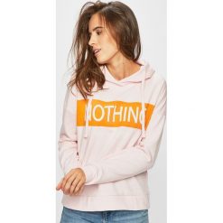 Only - Bluza. Czerwone bluzy damskie ONLY, l, bez wzorów, z bawełny, bez ramiączek, z kapturem. W wyprzedaży za 59.90 zł.