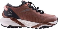 Buty trekkingowe damskie Elbrus Damskie buty Elbrus FAREN WP GR WO'S dark rose/asphalt/peach amber rozmiar 37. Czerwone obuwie trekkingowe damskie ELBRUS, bez zapięcia. Za 642.34 zł.