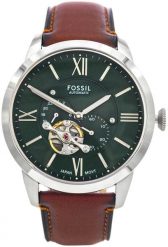 Zegarek Fossil Townsman Zegarek męski zielona tarcza 44 mm (ME3265). Zielone zegarki męskie FOSSIL, bez wzorów. Za 810.99 zł.