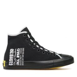 Trampki Converse. Czarne trampki i tenisówki damskie Converse, bez wzorów, bez zapięcia. Za 379.99 zł.