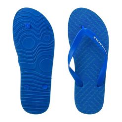 Klapki japonki basenowe Sandy Sea. Niebieskie klapki męskie North Sails, bez wzorów, z gumy, bez zapięcia. Za 149.99 zł.