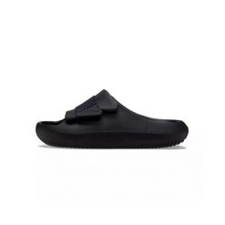 Klapki unisex Crocs 209413001. Czarne klapki damskie Crocs, bez wzorów, z materiału, bez zapięcia. Za 199.00 zł.