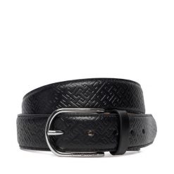 Pasek Męski Tommy Hilfiger. Czarne paski męskie Tommy Hilfiger. Za 239.99 zł.