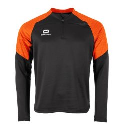 Bluza dresowa 1/4 zip Stanno Bolt. Brązowe bluzy damskie STANNO, xl, bez wzorów, z dresówki, eleganckie, bez ramiączek, bez kaptura. Za 249.50 zł.