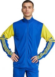 Bluza męska adidas Squadra 25 Training niebiesko-żółta JP3153 2XL. Niebieskie bluzy męskie Adidas, m, bez wzorów, bez ramiączek, bez kaptura. Za 301.05 zł.
