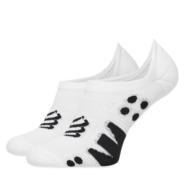 Stopki Compressport. Białe skarpetki damskie Compressport, bez wzorów. Za 49.99 zł.