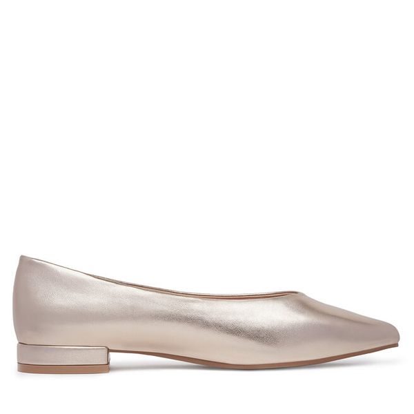 Półbuty JENNY. Żółte półbuty damskie Jenny, bez wzorów, bez obcasa, na płaskiej podeszwie, bez zapięcia. Za 99.99 zł.