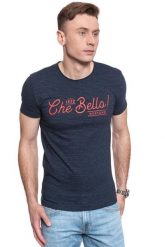 MĘSKI T-SHIRT MUSTANG AARON C STRIPE + AW 1008959 11559. T-shirty męskie Mustang, m, bez wzorów, bez kołnierzyka, bez ramiączek. Za 59.99 zł.