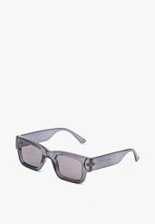 Szare Prostokątne Okulary Przeciwsłoneczne z Filtrem UV Elledenira. Szare okulary przeciwsłoneczne damskie Born2be, prostokątne. Za 29.99 zł.