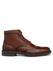 Geox Trzewiki U Walk Pleasure C U46HAB 00064 C6002 Brązowy. Brązowe botki męskie Geox, bez wzorów, ze skóry, bez obcasa, bez zapięcia. Za 639.99 zł.
