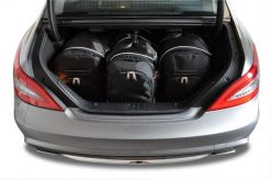 Torby Do Bagażnika Mercedes-Benz Cls Coupe 2011-2017 4Szt Kjust. Czarne torby podróżne damskie KJUST, bez wzorów, z kauczuku. Za 1,250.00 zł.