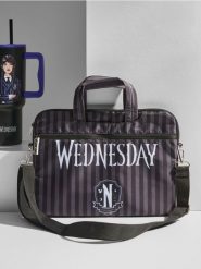 Torba na laptopa Wednesday - czarny. Czarne torby na laptopa damskie Sinsay, bez wzorów. Za 35.99 zł.