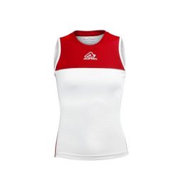 Damski tank top Acerbis Vicky. Białe topy damskie ACERBIS, bez wzorów, eleganckie, bez kołnierzyka, bez ramiączek. Za 130.50 zł.