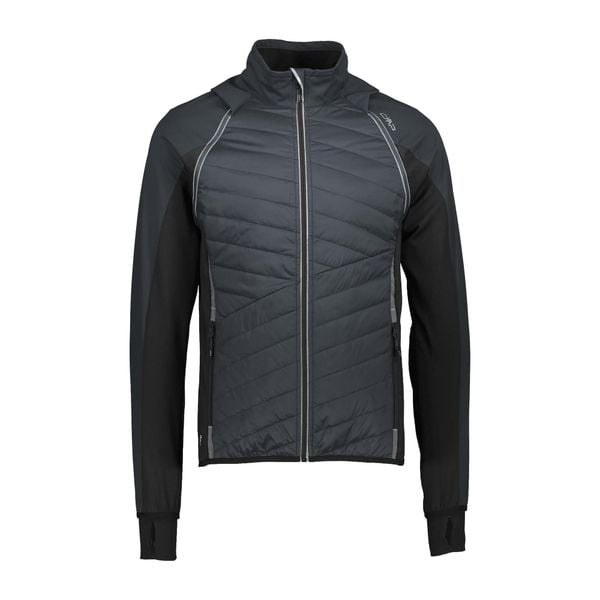 Kurtka turystyczna męska CMP 2in1 softshell. Czarne kurtki męskie CMP, m, bez wzorów, z materiału, z kapturem, narciarskie, primaloft. Za 396.10 zł.