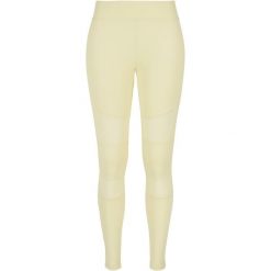 Legginsy damskie Urban Classics Tech Mesh GT. Żółte legginsy damskie Urban Classics, bez wzorów, z meshu. Za 152.50 zł.
