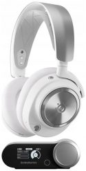 SteelSeries Arctis Nova Pro WL X White. Białe słuchawki bezprzewodowe STEELSERIES. W wyprzedaży za 1,099.00 zł.