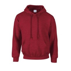 Bluza Z Kapturem Dla Dorosłych Unisex Heavy Blend. Czerwone bluzy męskie GILDAN, m, bez wzorów, bez ramiączek, z kapturem. Za 92.99 zł.