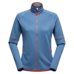 Damska kurtka narciarska La Sportiva Elements. Niebieskie kurtki sportowe damskie La Sportiva, s, bez wzorów, z tkaniny, bez ramiączek, bez kaptura, narciarskie. Za 603.95 zł.