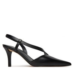 Sandały MICHAEL Michael Kors. Czarne sandały damskie MICHAEL Michael Kors, bez wzorów, bez obcasa, na szpilce, bez zapięcia. Za 739.99 zł.