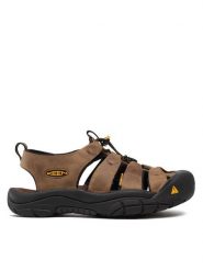 Keen Sandały Newport 1001870 Brązowy. Brązowe sandały męskie Keen, bez wzorów, z nubiku, bez zapięcia. Za 389.99 zł.
