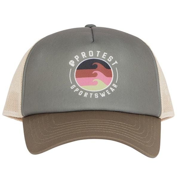 Czapka męska Protest PRTMARKBY cap. Zielone czapki męskie Protest, bez wzorów. Za 119.99 zł.